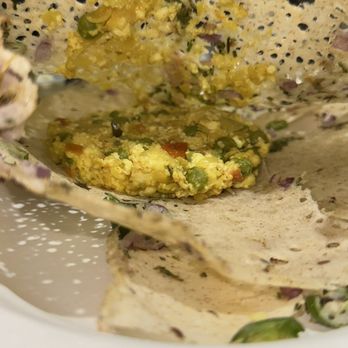 Amma Vegetarian Kitchen - Rava Onion Paneer Dosa - Vegetarian Near Me - Vienna, Virginia