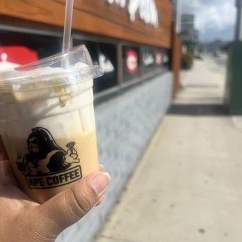 Ape Coffee - Monkey business latte - Coffee & Tea Near Me - Orange, California