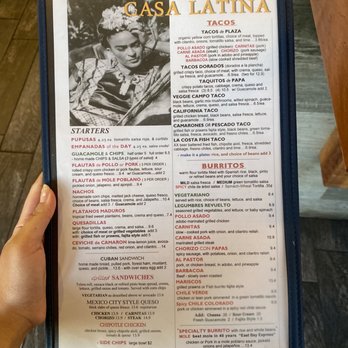 Casa Latina - Menu - Mexican Near Me - Berkeley, California Casa Latina - Menu - Mexican Near Me - Berkeley, California