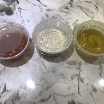 Captain's Oven Pizza - Hot sauce, garlic sauce and olive oil - Pizza Near Me - Surrey, British Columbia Captain's Oven Pizza - Hot sauce, garlic sauce and olive oil - Pizza Near Me - Surrey, British Columbia