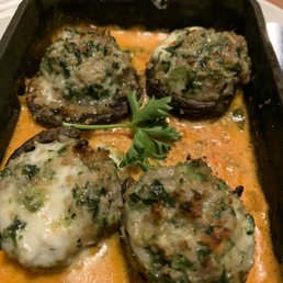 Four-cheese & Sausage Stuffed Mushrooms