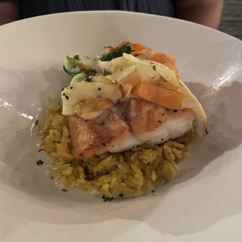 Blackfin Bistro - Snowy Grouper with Curry Rice Special - Seafood Near Me - Key West, Florida