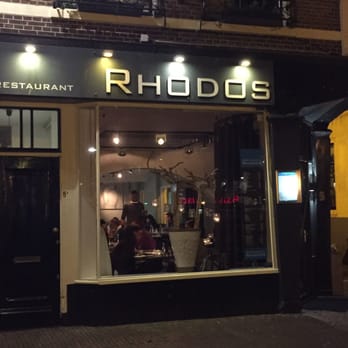 Rhodos - The restaurant from the street - Greek Near Me - Leiden, ZH Rhodos - The restaurant from the street - Greek Near Me - Leiden, ZH