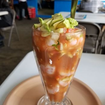 Mariscos Machatlán - Small shrimp cocktail bomb - Street Vendors Near Me - Tijuana, BCN