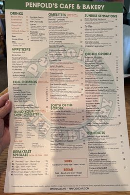 Menu photo 3 Penfold's Café Temecula, CA Menu photo 3 Penfold's Café Temecula, CA