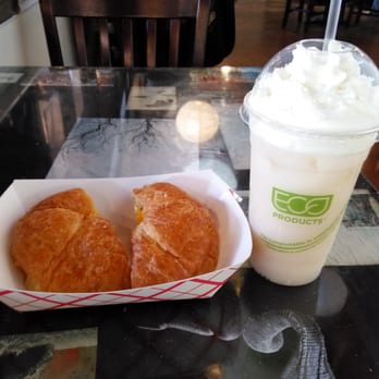 Chamblin's Uptown - Cinnamon Italian soda... Egg cheese and bacon croissant. - Books, Mags, Music & Video Near Me - Jacksonville, Florida Chamblin's Uptown - Cinnamon Italian soda... Egg cheese and bacon croissant. - Books, Mags, Music & Video Near Me - Jacksonville, Florida