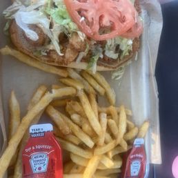 Shrimp po boy Shrimp po boy