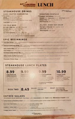Menu photo 6 LongHorn Steakhouse Chantilly, VA Menu photo 6 LongHorn Steakhouse Chantilly, VA