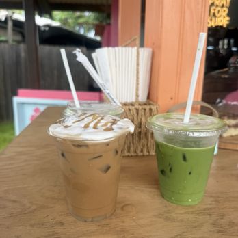 Swell Coffee - Banzai Banana Latte - Coffee & Tea Near Me - Kahuku, Hawaii Swell Coffee - Banzai Banana Latte - Coffee & Tea Near Me - Kahuku, Hawaii