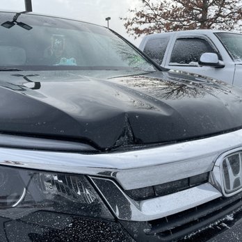 Caliber Collision - This is another view of the hood damage. - Body Shops Near Me - Cudahy, Wisconsin