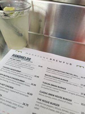 Menu photo 1 Manayunk Brewery Philadelphia, PA