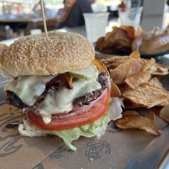 Stowaways - The burger was good but unfortunately overcooked. - Seafood Near Me - Cape May, New Jersey Stowaways - The burger was good but unfortunately overcooked. - Seafood Near Me - Cape May, New Jersey