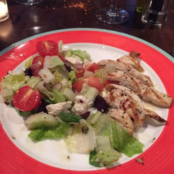 Sette Osteria - Washington - $18 Greek salad with grilled chicken. - Italian Near Me - Washington, DC, District of Columbia