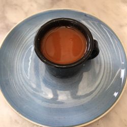 La Trainera - A little something to whet your appetite: caldo de camarón