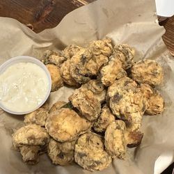 Half order of fried mushrooms