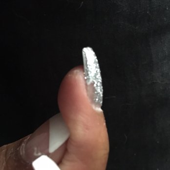 Nail Time - $5 for two nails with glitter that aren't even all the way done. - Nail Salons Near Me - Burbank, California Nail Time - $5 for two nails with glitter that aren't even all the way done. - Nail Salons Near Me - Burbank, California