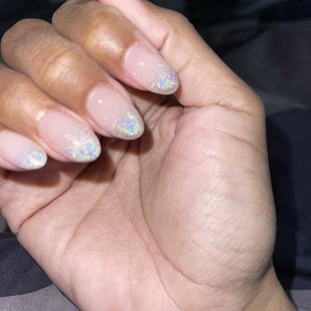 Sarah Nails Spa - Ombré hologram, love it! - Nail Salons Near Me - San Francisco, California