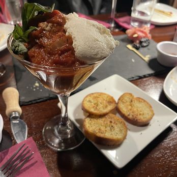 John Robert Cellars - Media - Meatball martini with garlic bread - Wine Bars Near Me - Media, Pennsylvania John Robert Cellars - Media - Meatball martini with garlic bread - Wine Bars Near Me - Media, Pennsylvania