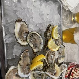 Oysters were small but so delicious