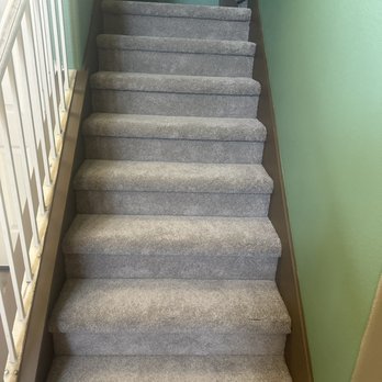 Romanoff Renovations - Stair carpet installed, fantastic job! - Flooring Near Me - Atlanta, Georgia
