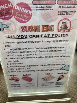 Menu photo 4 Sushi Edo Rolling Meadows, IL