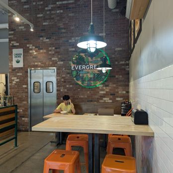 Evergreens - Ambience and sitting space - Salad Near Me - Seattle, Washington