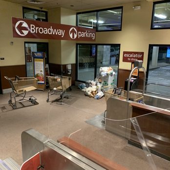 Safeway - Just inside the store.  Carts everywhere except where they are supposed to be. - Grocery Near Me - Millbrae, California