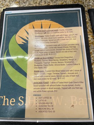 Menu photo 2 The SHAW Bar Stockton, CA Menu photo 2 The SHAW Bar Stockton, CA