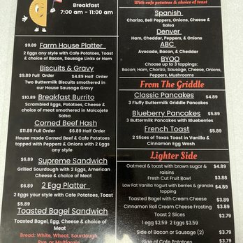 Puerto Rican Pete's - Breakfast menu - Puerto Rican Near Me - Surprise, Arizona