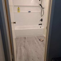 Flooring done! Flooring done!