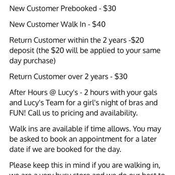 Lucy's Boudoir - Fees? - Swimwear Near Me - BIxby Knolls, California Lucy's Boudoir - Fees? - Swimwear Near Me - BIxby Knolls, California