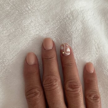 Diamond Nails and Spa - My nails this week. Simple and beautiful. - Nail Salons Near Me - Lake Elsinore, California