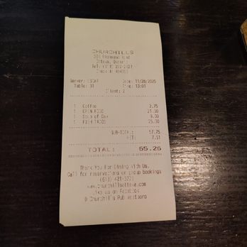 Churchills - Bill - British Near Me - Ottawa, Ontario
