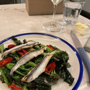 Little Whale - Broccolini, white anchovies, Fresno chile. Excellent - Bars Near Me - Boston, Massachusetts Little Whale - Broccolini, white anchovies, Fresno chile. Excellent - Bars Near Me - Boston, Massachusetts
