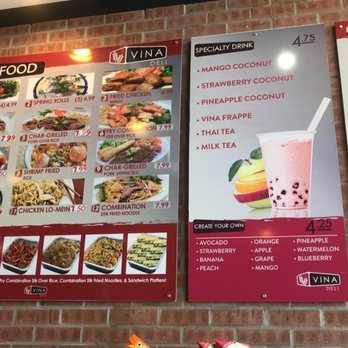Vina Deli - Menu - Vietnamese Near Me - Spring, Texas