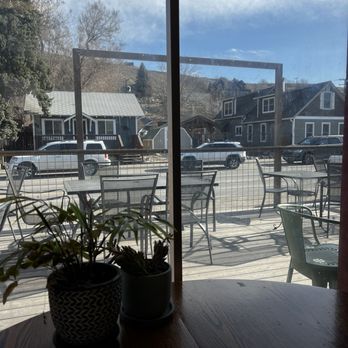 Tumbleweed Cafe - The patio - Coffee & Tea Near Me - Gardiner, Montana