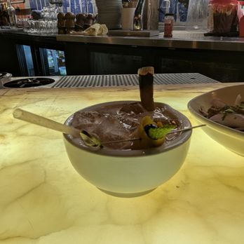 Mortar & Pestle Bar - The "Mortor & Pestle" cocktail. The smouldering cinnamon stick! - Cocktail Bars Near Me - San Mateo, California
