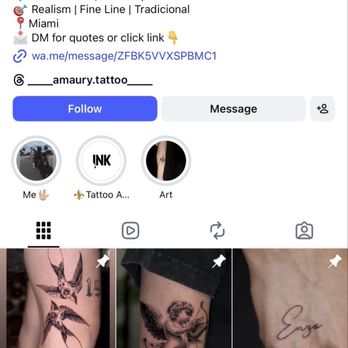 Live Tattoo - person that tattooed me - Tattoo Near Me - Miami, Florida