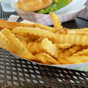 Cameron's Lobster House - Crispy crinkle cut fries. Just make me happy - Seafood Near Me - Brunswick, Maine