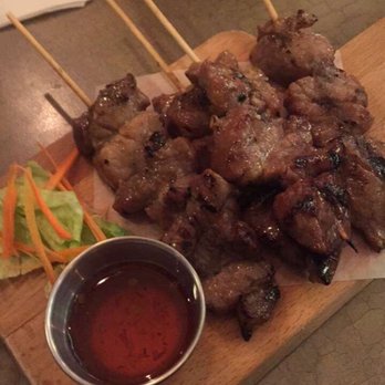 Thai Noodle Bar - BBQ Pork skewers - Thai Near Me - Quincy, Massachusetts Thai Noodle Bar - BBQ Pork skewers - Thai Near Me - Quincy, Massachusetts