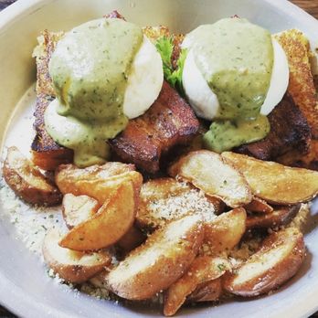 The Brunch Apothecary - Pork belly eggs Benedict - Breakfast & Brunch Near Me - Dacula, Georgia The Brunch Apothecary - Pork belly eggs Benedict - Breakfast & Brunch Near Me - Dacula, Georgia