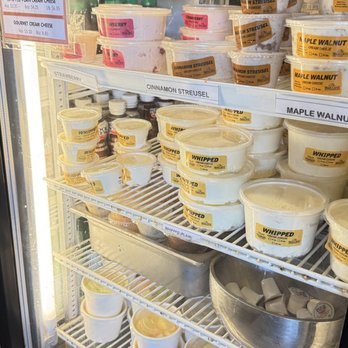 Bagels & Brew - Cream cheese options galore (prices on the window) - Bagels Near Me - Lake Forest, California Bagels & Brew - Cream cheese options galore (prices on the window) - Bagels Near Me - Lake Forest, California