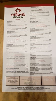 Menu photo 2 Atlanta Bread Atlanta, GA