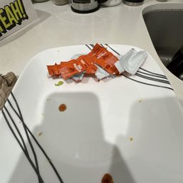 I ask the guy at the window for a solid handful of hot sauce and he gave me the perfect amount *slow clap*
