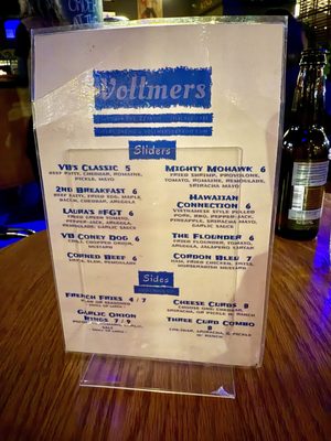 Menu photo 1 Vollmer’s Bar Detroit, MI