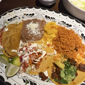 The Mexicano - 3 taco plate 24 dollars - Mexican Near Me - Chandler, Arizona