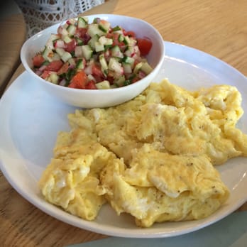 Reunion - Re.union Breakfast Israeli Salad and Scrambled Eggs - Breakfast & Brunch Near Me - Brooklyn, New York