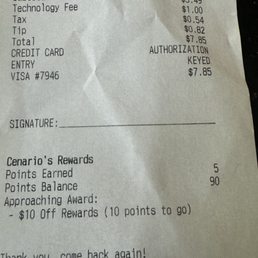Receipt