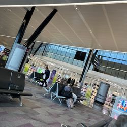 Boston Logan International Airport - Terminal E - Pretty empty of people and places to get food here at gate E13!