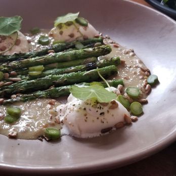Sarto Restaurant - Grilled Asparagus with Burrata - Cocktail Bars Near Me - Providence, Rhode Island